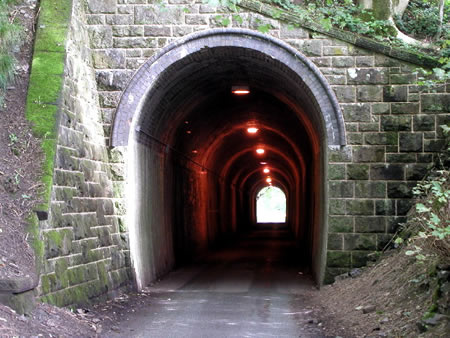 Swainley tunnel on the Leek and Manifold as it is now